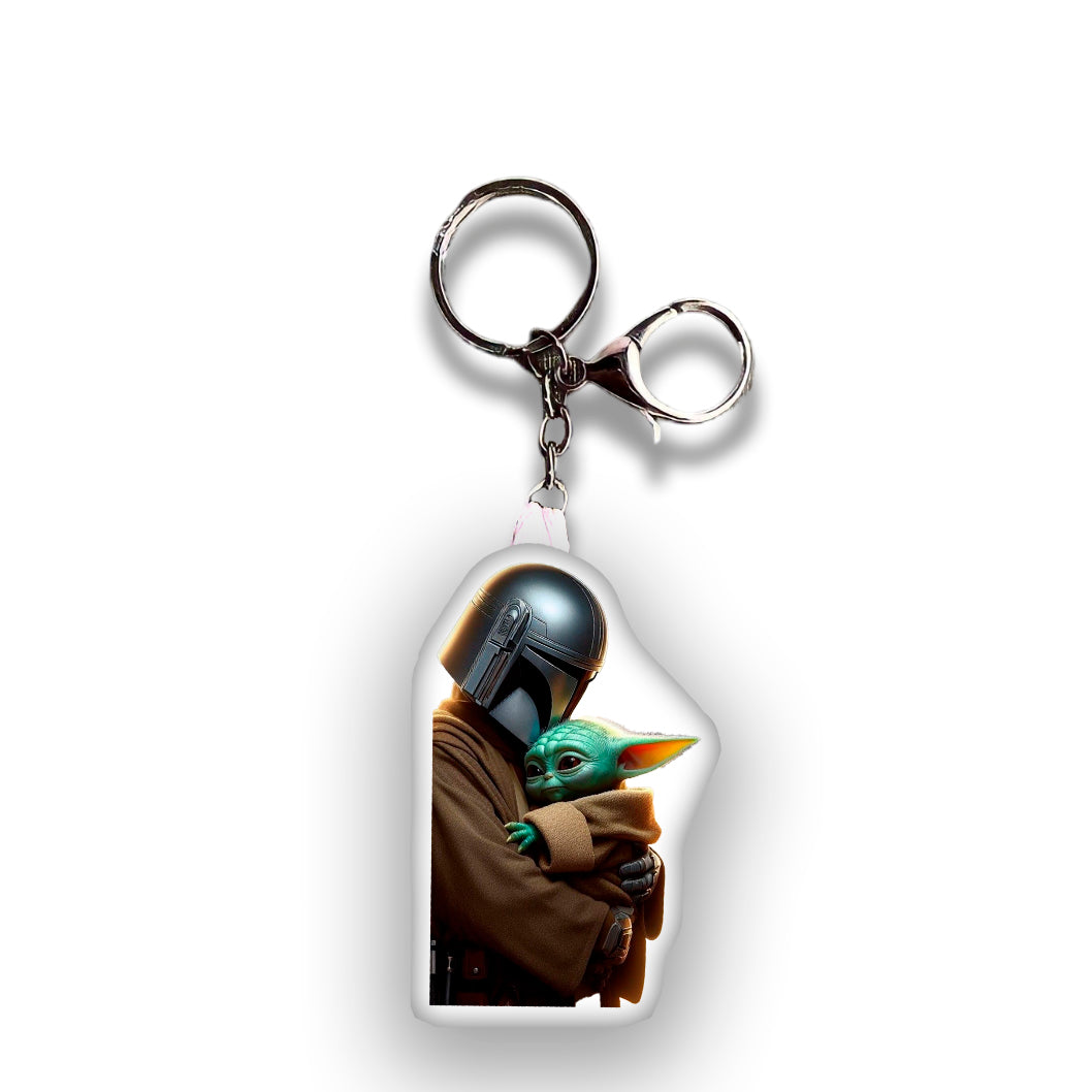 Soft Mandalorian Keychain, A Perfect Accessory for Star Wars Fans