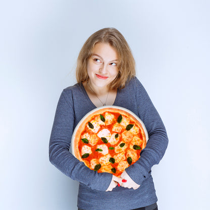 3D Margherita Pizza Pillow, A Slice of Italian Tradition