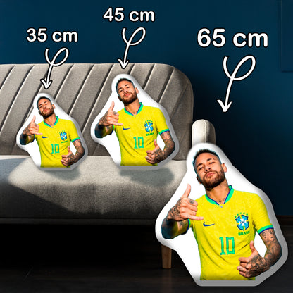 Neymar Custom Pillow A Bold Statement for Football Fans