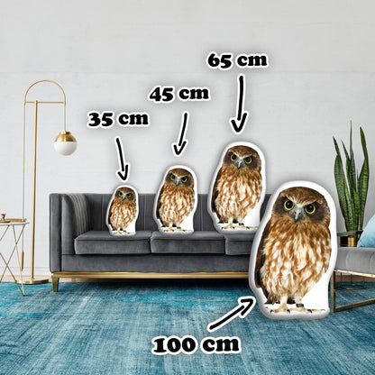 Owl Decorative Pillow, A Perfect Gift for Bird and Nature Lovers