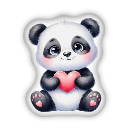 Double Sided Printed Pillow with Panda Love The Perfect Gift for Valentine's Day