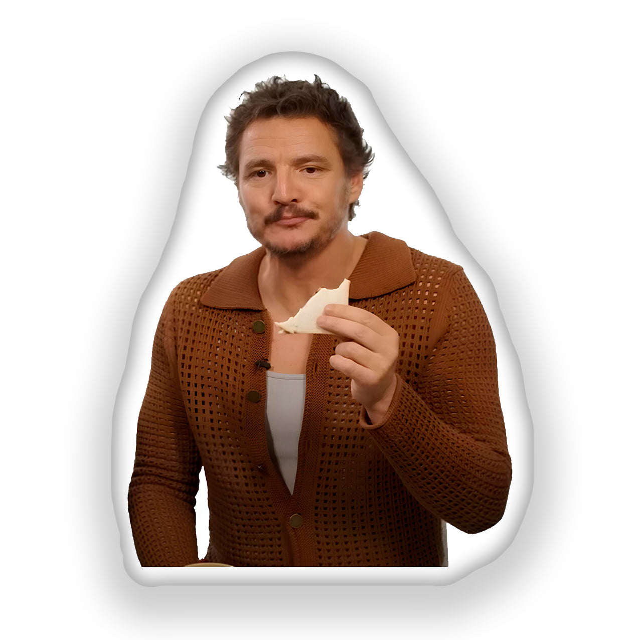 Pedro Pascal Decorative Pillow, A Unique Gift for Fans of The Mandalorian and Beyond