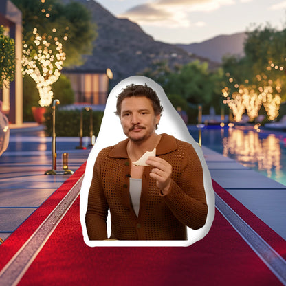 Pedro Pascal Decorative Pillow, A Unique Gift for Fans of The Mandalorian and Beyond