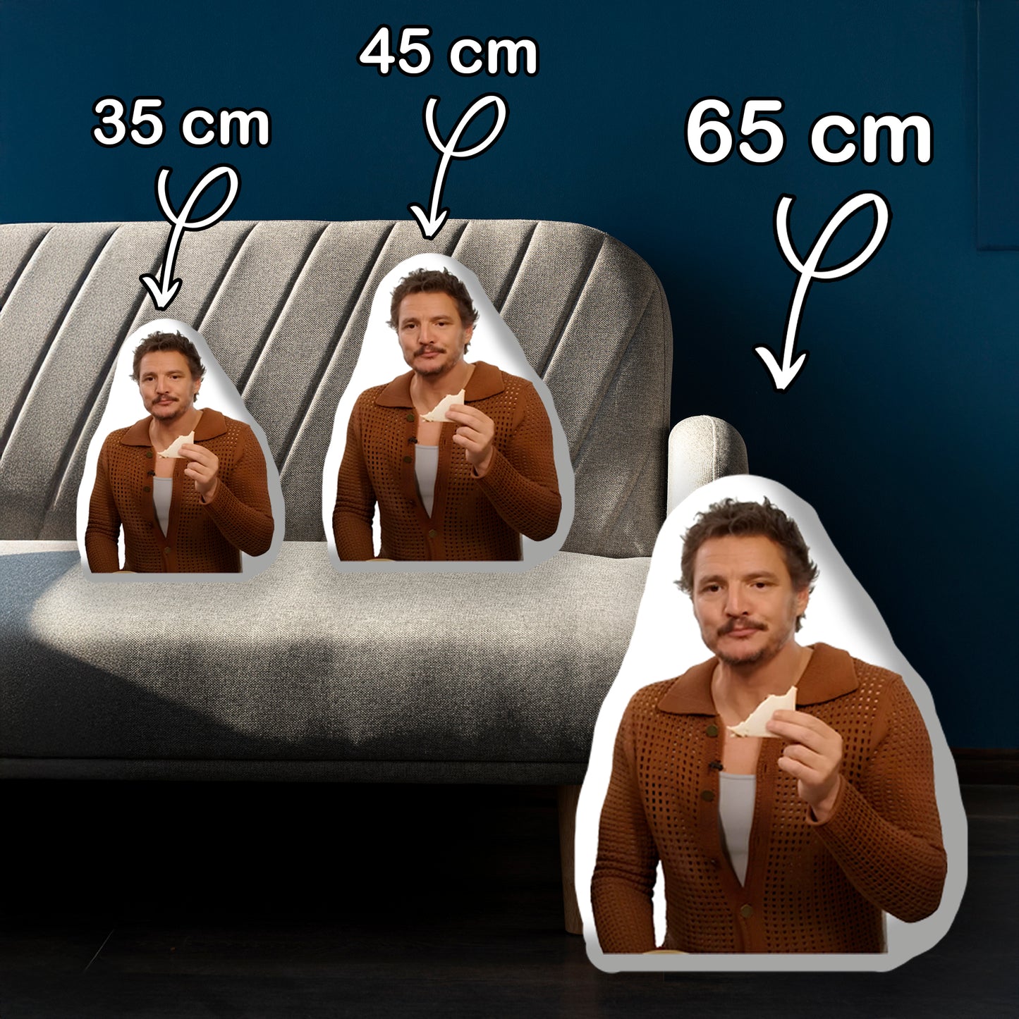 Pedro Pascal Decorative Pillow, A Unique Gift for Fans of The Mandalorian and Beyond