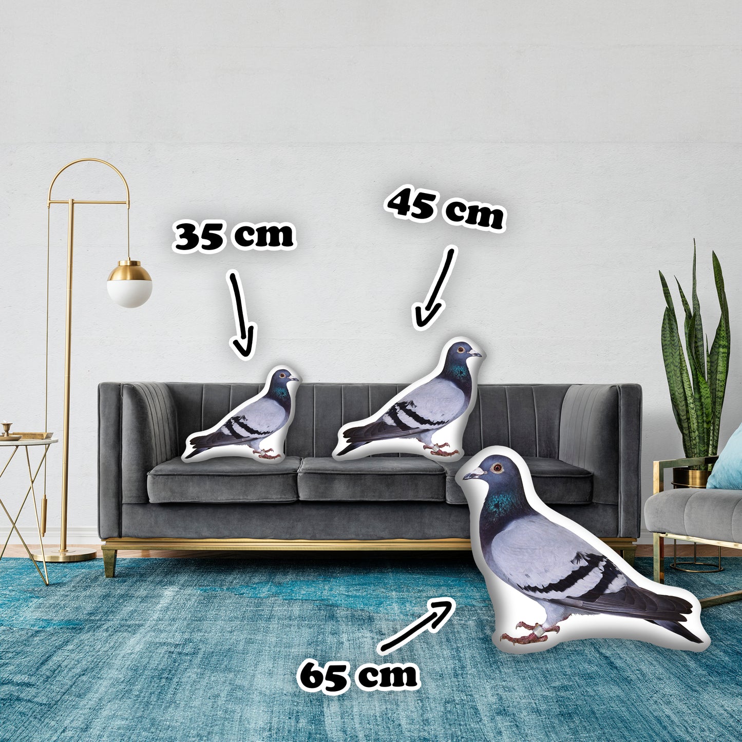 Pigeon Pillow, A Fun Gift for Bird Lovers and City Enthusiasts