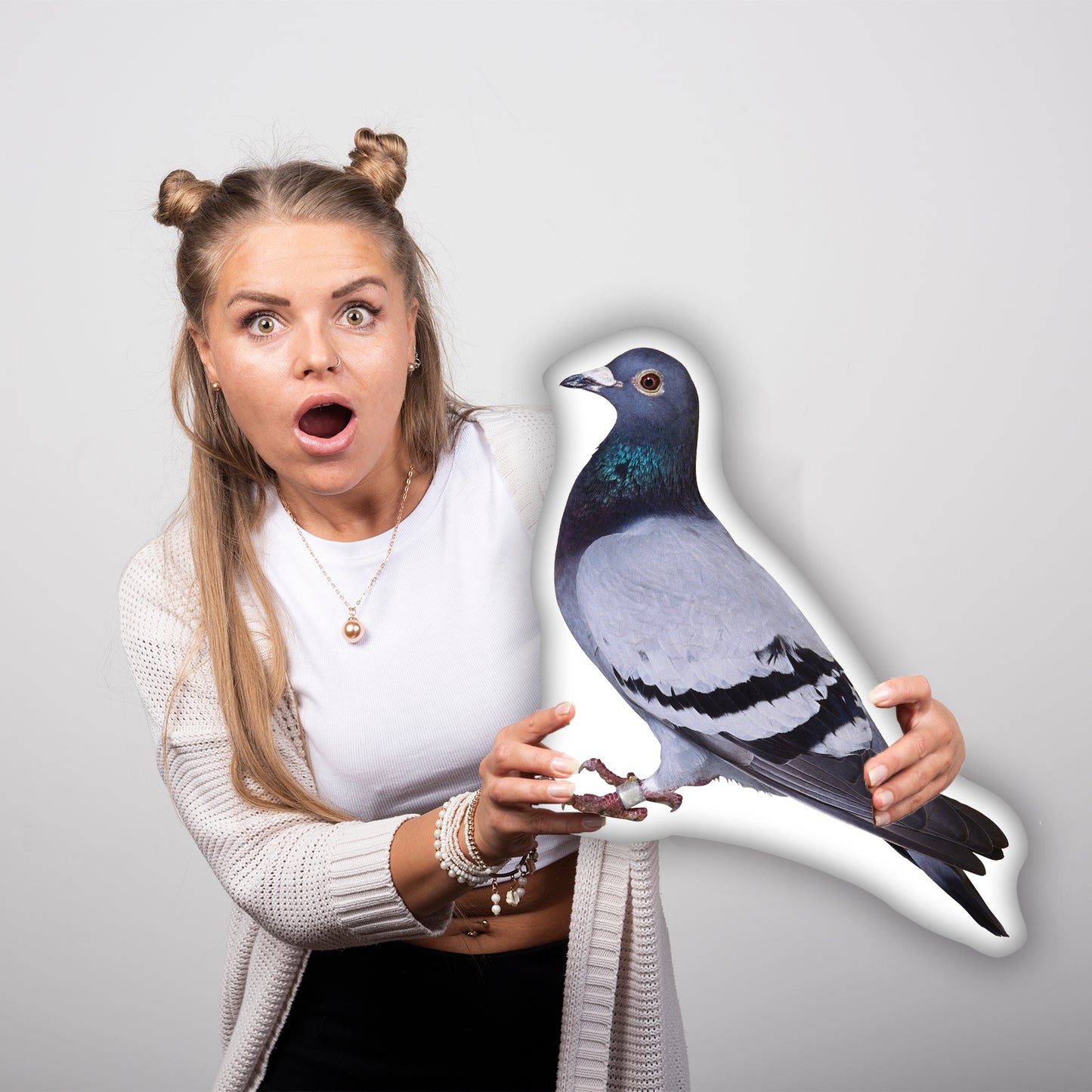 Pigeon Pillow, A Fun Gift for Bird Lovers and City Enthusiasts