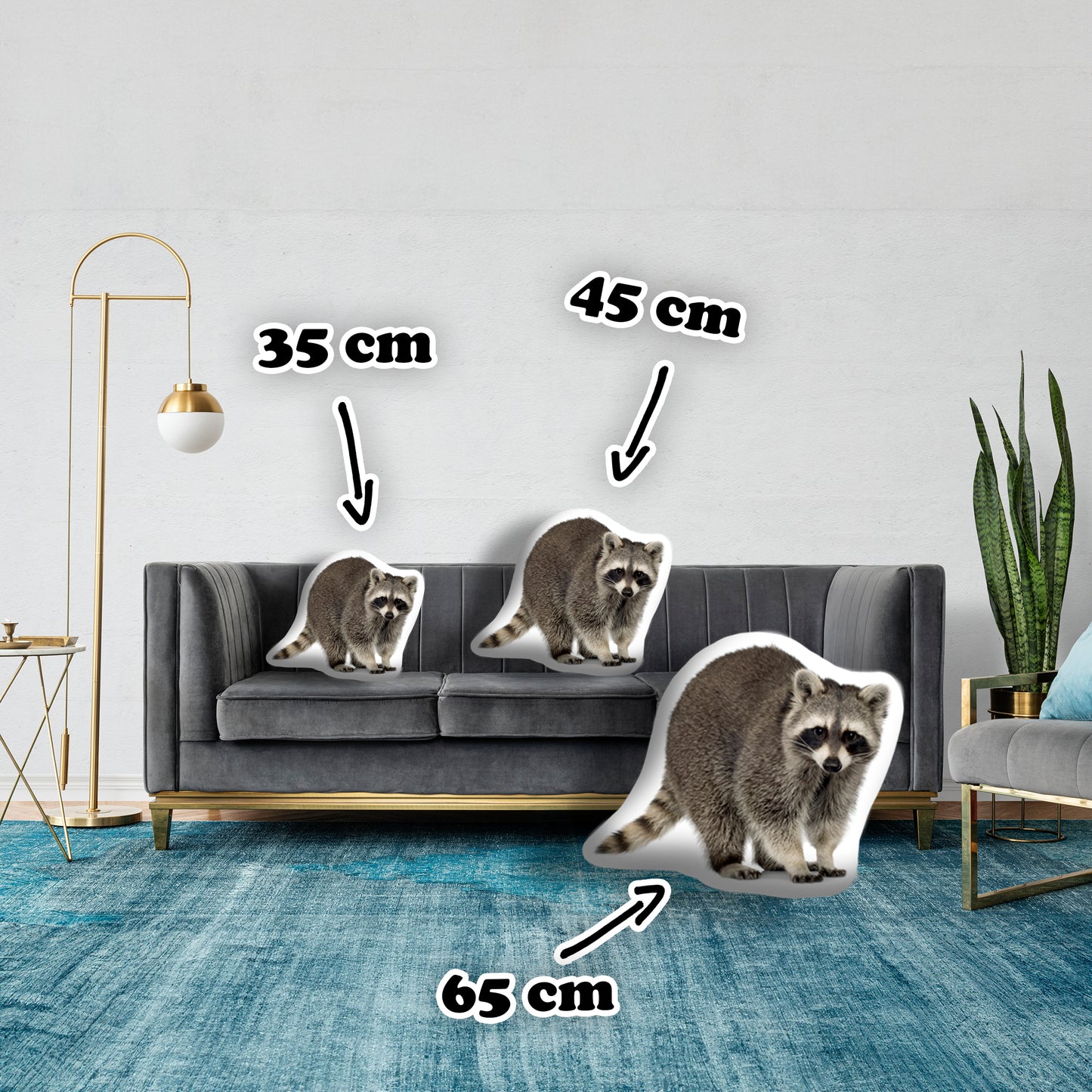 Raccoon 3D Pillow, A Fun Gift for Nature and Animal Lovers