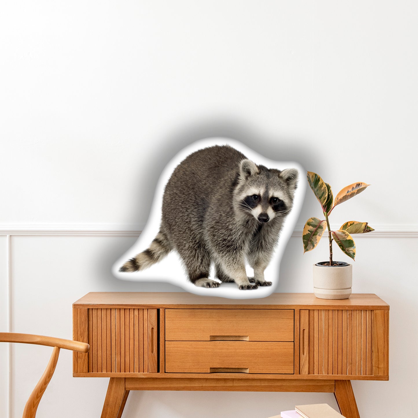 Raccoon 3D Pillow, A Fun Gift for Nature and Animal Lovers