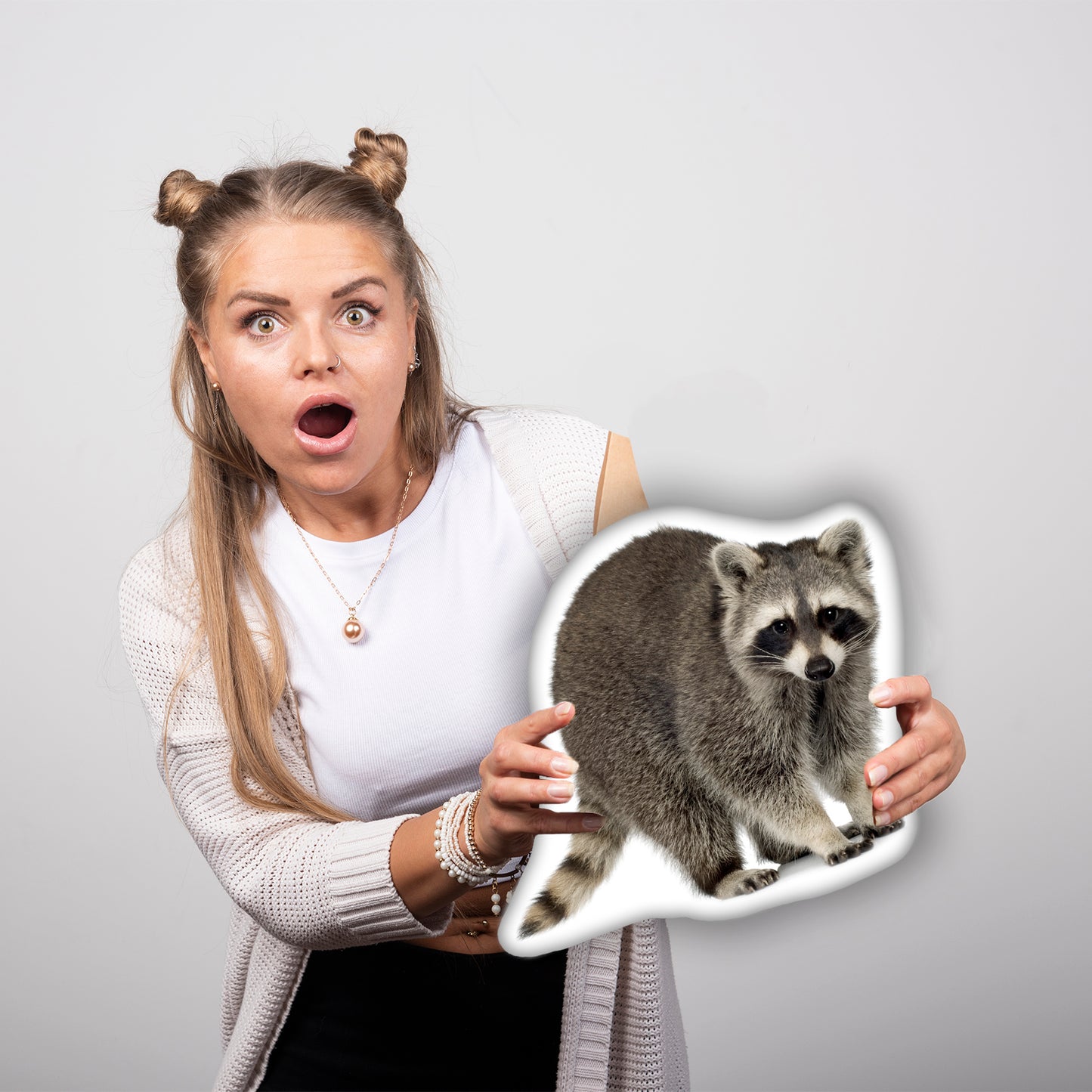 Raccoon 3D Pillow, A Fun Gift for Nature and Animal Lovers