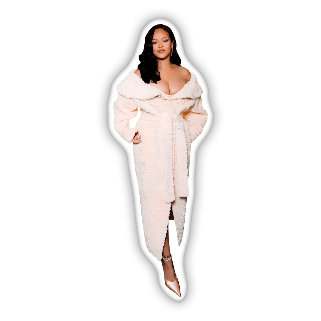 Life Size Rihanna Custom 3D Pillow A Stunning Decorative Piece