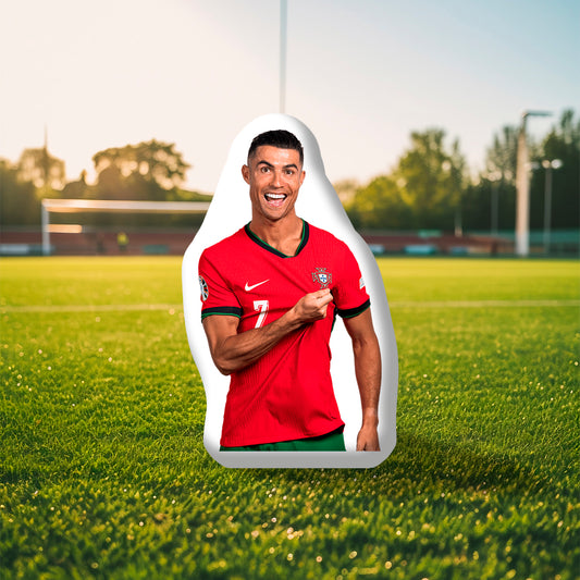 Cristiano Ronaldo Icon Pillow,  Perfect for Soccer Lovers