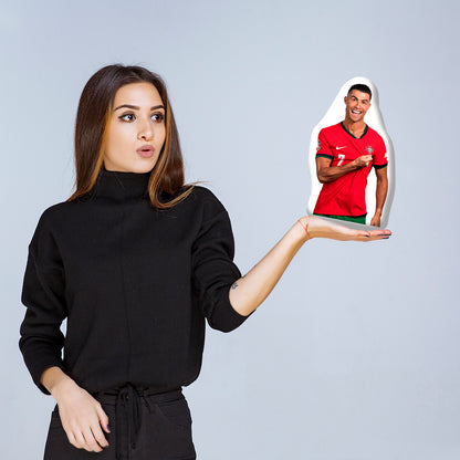 Cristiano Ronaldo Icon Pillow,  Perfect for Soccer Lovers