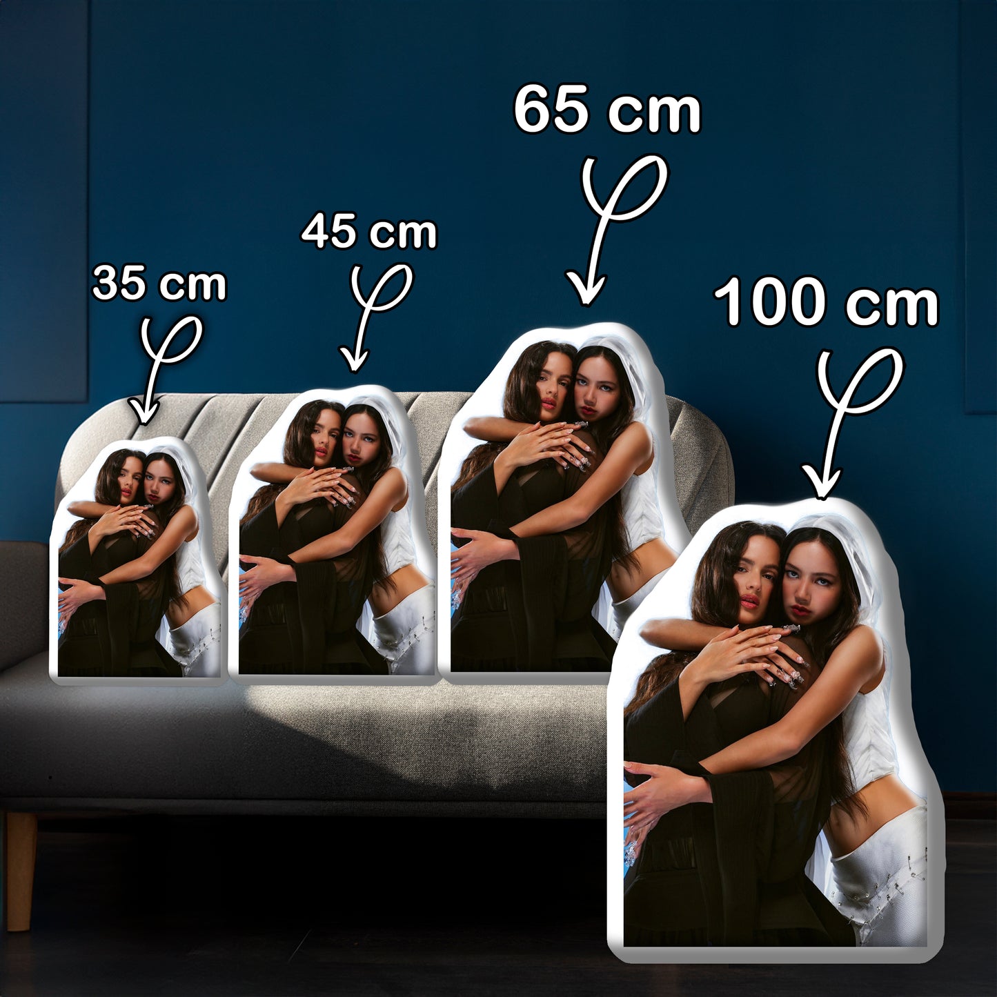 3D Pillow Featuring Rosalía and Lisa A Perfect Gift for Fans