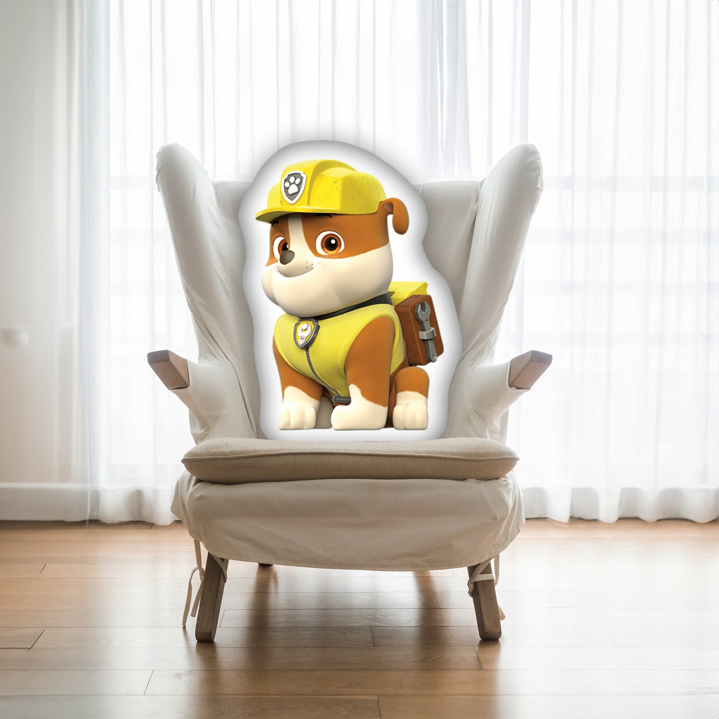 3D Pillow with Rubble,  The Perfect Gift for Every Paw Patrol Fan