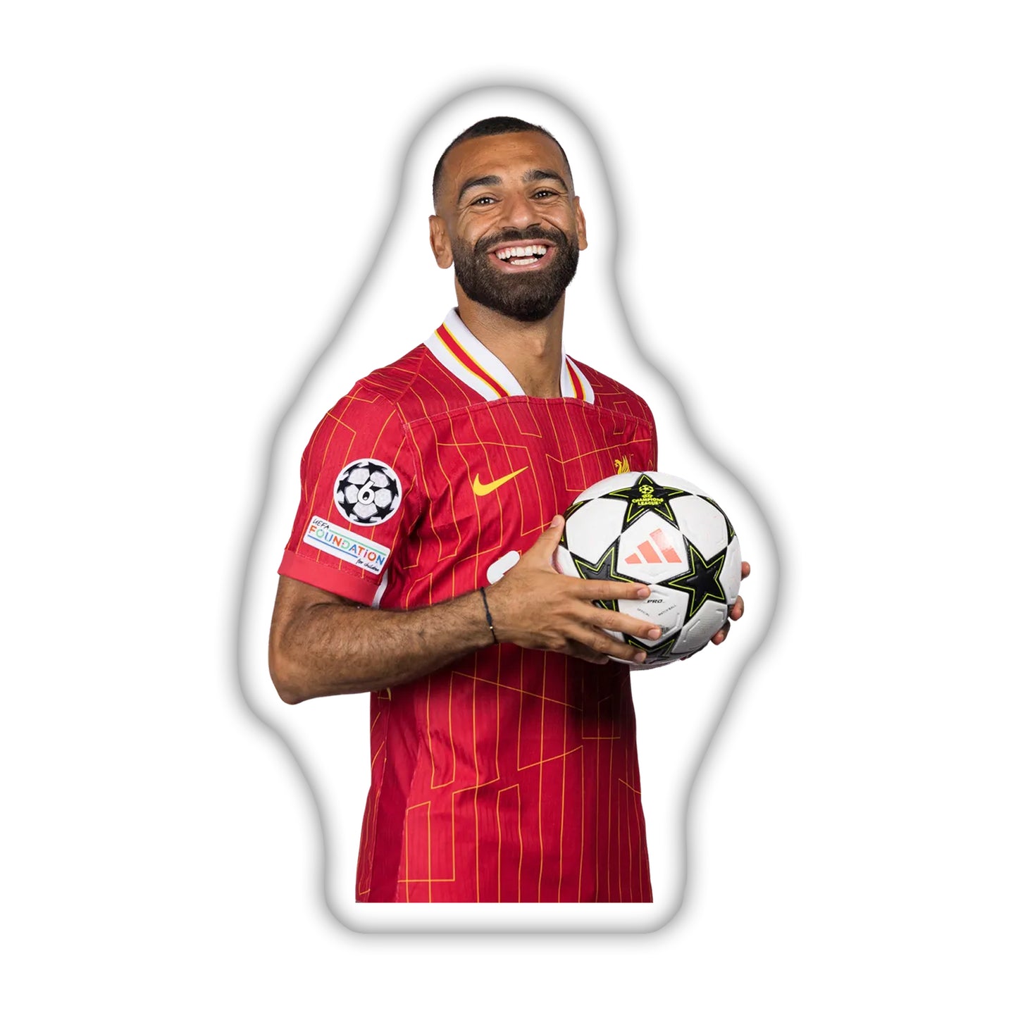 Mohamed Salah Pillow A Dynamic Pick for Football Enthusiasts