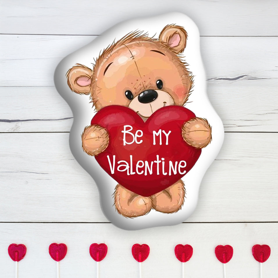 3D Pillow with a Bear and a Heart The Cuty Gift for Valentine's Day