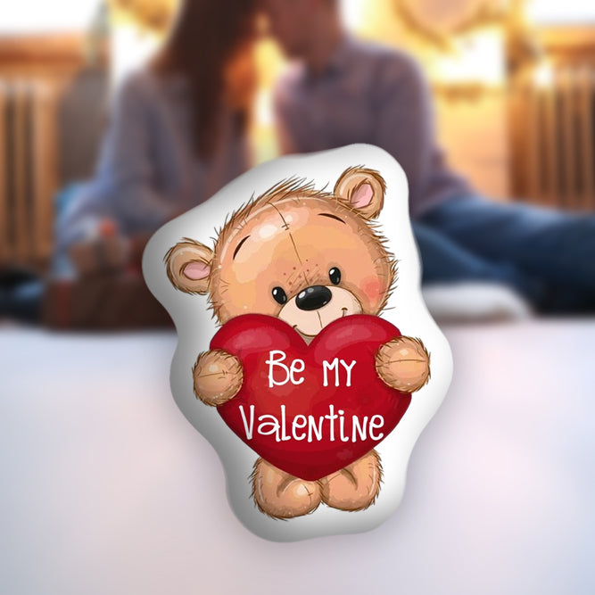 3D Pillow with a Bear and a Heart The Cuty Gift for Valentine's Day