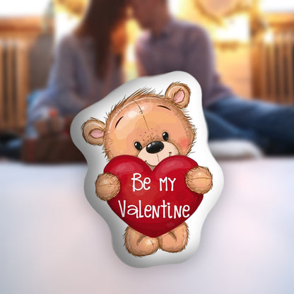 3D Pillow with a Bear and a Heart The Cuty Gift for Valentine's Day