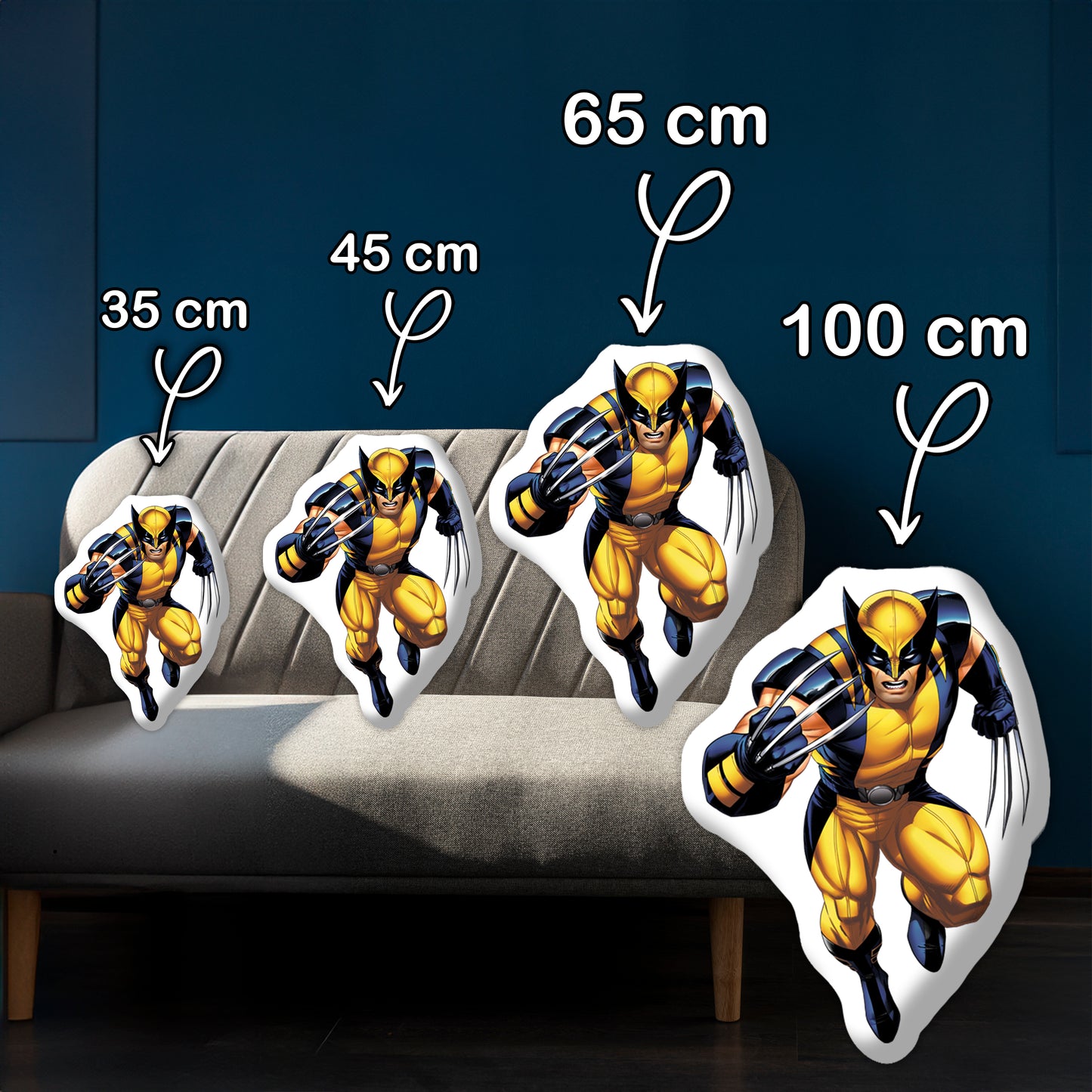 Custom Pillow Featuring Wolverine, A Fierce Gift for Marvel Fans