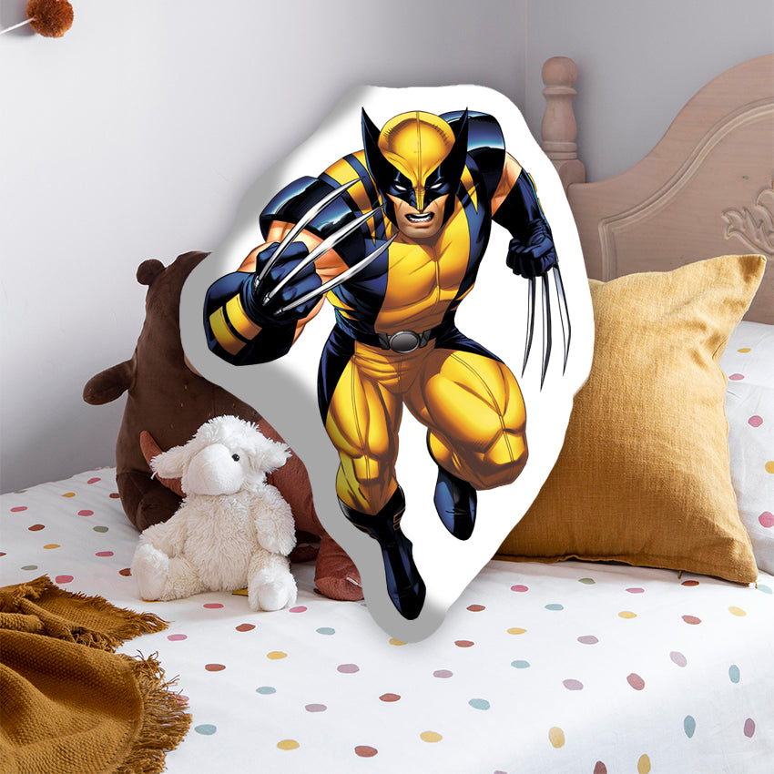 Custom Pillow Featuring Wolverine, A Fierce Gift for Marvel Fans